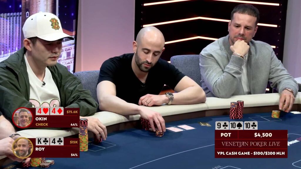 Venetian poker live